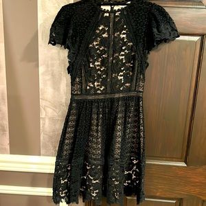 Rebecca Taylor Size 2 Black Dress